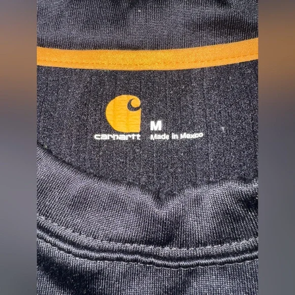 Carhartt Force® Mid/Heavy Thermal Long-Sleeve Shirt – Black – Waffle Knit - Picture 4 of 5